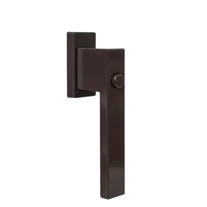 Manilla con botón - DUBLIN (marrón RAL 8019)